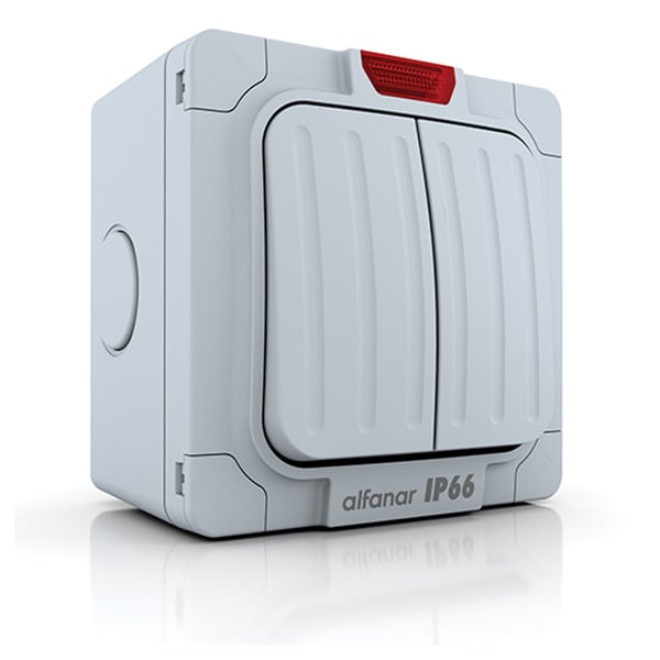 الفنار مقاوم للعوامل الجوية 2g 2w 20a Switch Ip66 Wb218