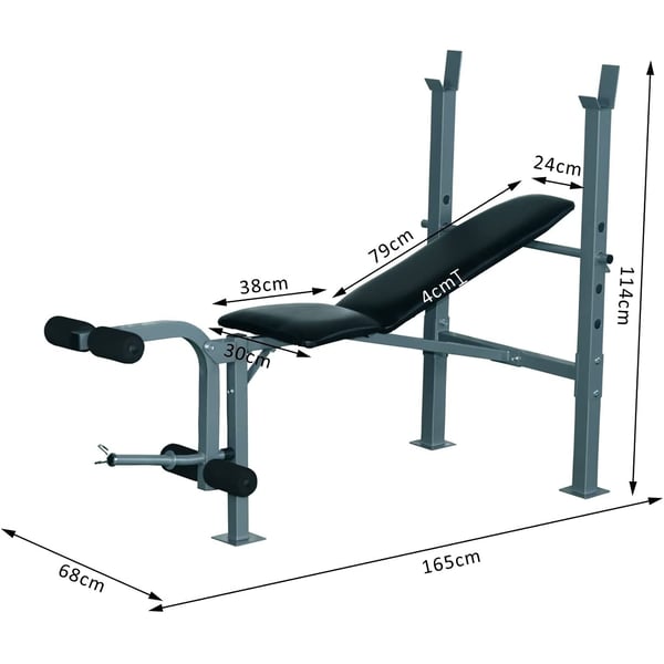 ULTIMAX Adjustable Multifunction Weight Bench Weigh Lifting Bench Foldable For Home Gym Workout Strength Fitness Equipment