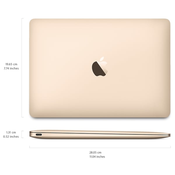 Buy Macbook 12 Inch 17 Core M3 1 2ghz 8gb 256gb Shared Space Grey English Arabic Keyboard Online In Uae Sharaf Dg