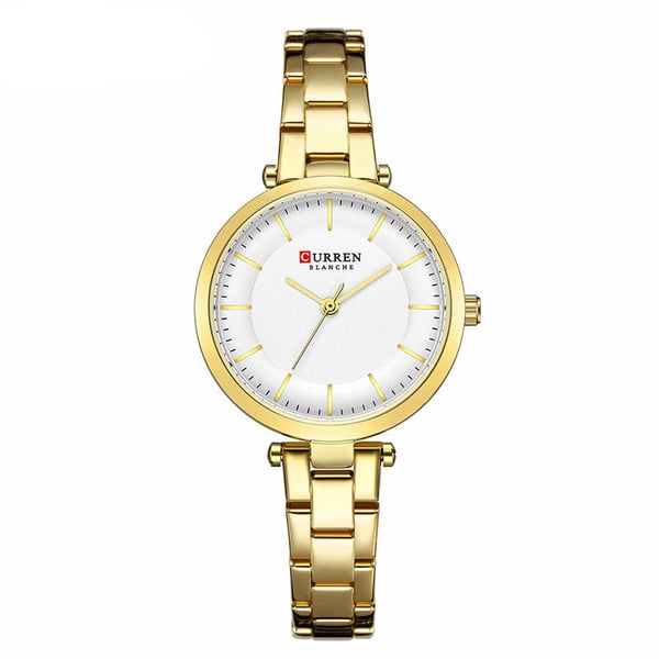 Curren CRN9054-GLD/WHT-An iconic watch with pure indulgence Curren CRN9054-GLD/WHT-An iconic watch with pure indulgence