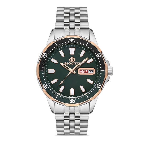 Bigotti Napoli Mens Stainless Steel Strap Watch - Bg.1.10320-4 Bigotti Napoli Mens Stainless Steel Strap Watch - Bg.1.10320-4