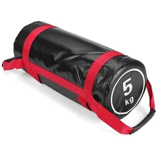 ULTIMAX Power Bag Weight Training Bag Sandbag Weight Training Power Bag with Handles & Zipper Weight Adjustable Fitness Powerbag, Weight Lifting, Powerlifting Workout-5KG