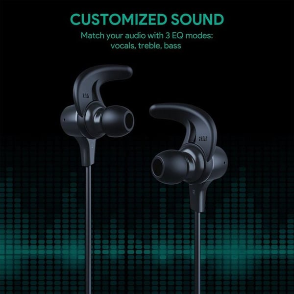 Aukey EP-B40S Latitude Wireless In Ear Headset Black Aukey EP-B40S Latitude Wireless In Ear Headset Black