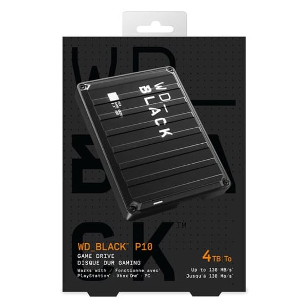 Western Digital P10 Game Drive 4TB Black Western Digital P10 Game Drive 4TB Black