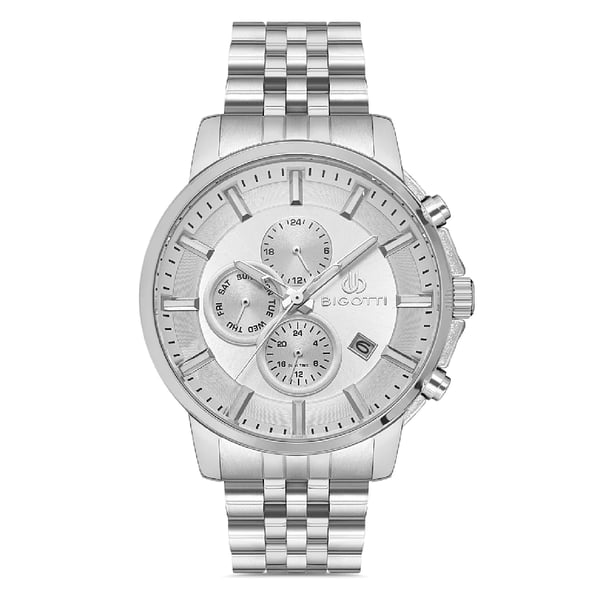 Bigotti Milano Mens Stainless Steel Strap Watch - Bg.1.10334-1 Bigotti Milano Mens Stainless Steel Strap Watch - Bg.1.10334-1