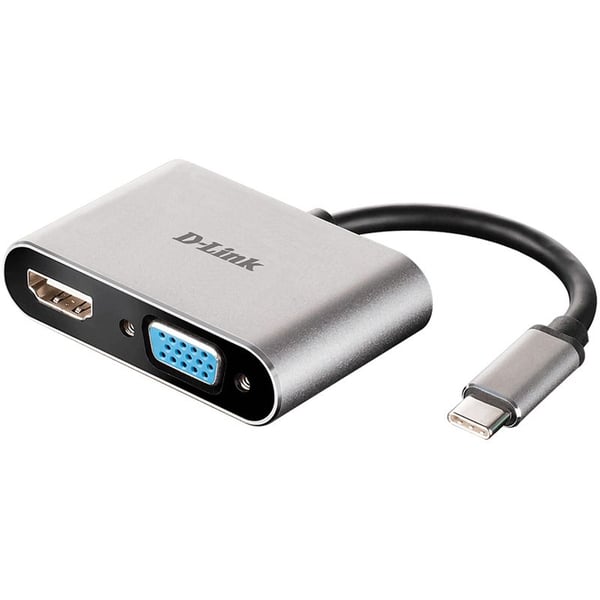 Dlink DUBV210 USB-C To HDMI/VGA ADP gray Dlink DUBV210 USB-C To HDMI/VGA ADP gray
