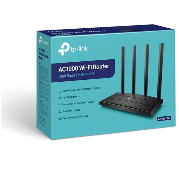 TPLink Archer C80 AC1900 Wireless Wi-Fi Router