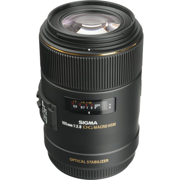 Sigma 105mm F/2.8 EX DG OS HSM Macro Lens For Canon EF Sigma 105mm F/2.8 EX DG OS HSM Macro Lens For Canon EF