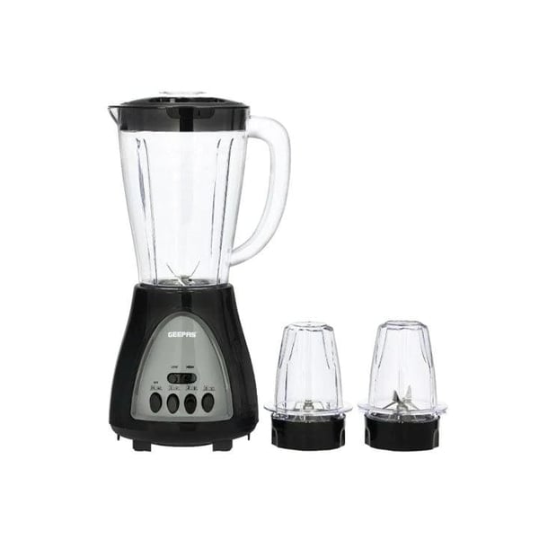 Geepas 3-In-1 Blender, Powerful Motor 400W, GSB44034