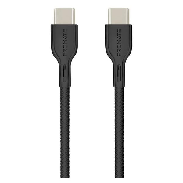 Promate USB-C To USB-C Cable 2m Black