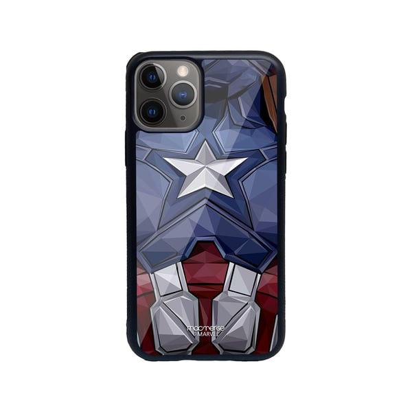 Macmerise Captain America Vintage Suit - Glass Phone Case For Iphone 11 Pro Max Macmerise Captain America Vintage Suit - Glass Phone Case For Iphone 11 Pro Max