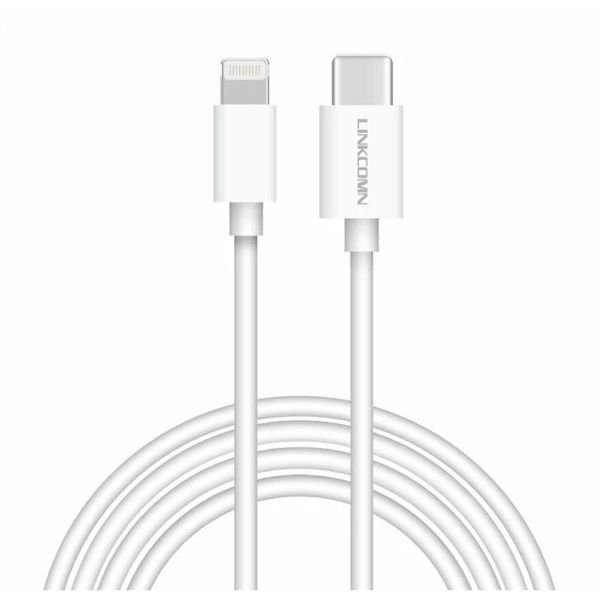 Linkcomn USB Type-C To Lightning Cable 1m White Linkcomn USB Type-C To Lightning Cable 1m White