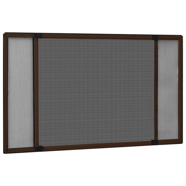 Buy vidaXL Extendable Insect Screen for Windows Brown Online in UAE
