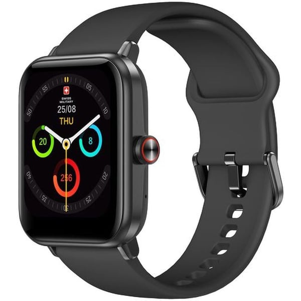 Swiss Military SM-WCH-ALPS1-S-BLK Alps Smart Watch With Silicon Strap Black Swiss Military SM-WCH-ALPS1-S-BLK Alps Smart Watch With Silicon Strap Black