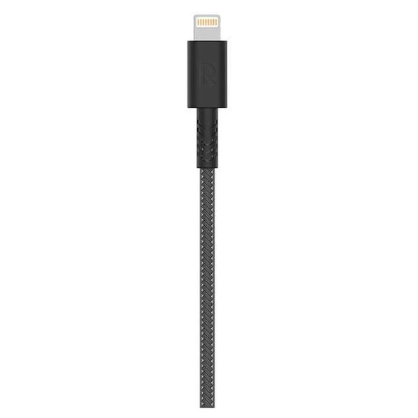 Max Braid 3A Metallic Lightning Cable Grey 2m Max Braid 3A Metallic Lightning Cable Grey 2m