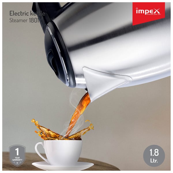 Impex Electric Kettle 1.8 Litres ER1801