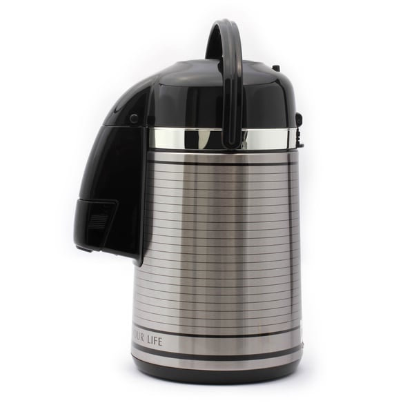 Royalford Stainless Steel Vacuum Flask Grey/black 2.5l Royalford Stainless Steel Vacuum Flask Grey/black 2.5l