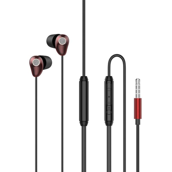 Lavvento HP66R Wired In Ear Earphone Red Lavvento HP66R Wired In Ear Earphone Red