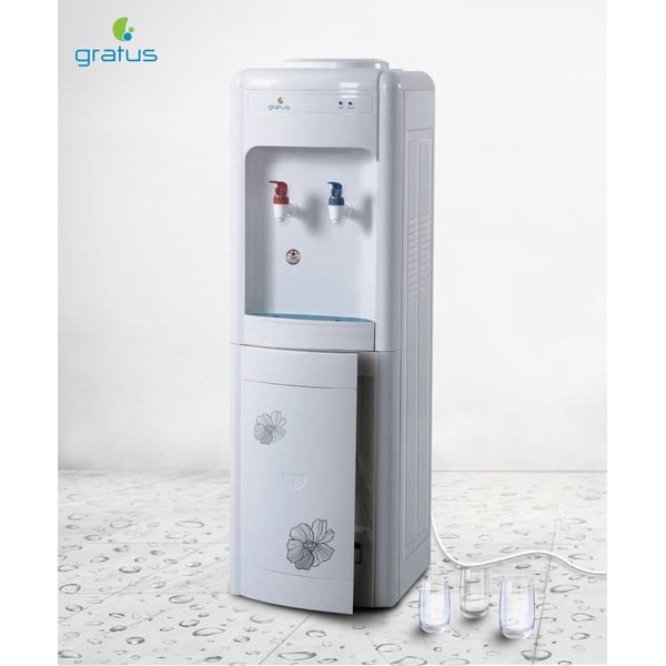 Gratus Hot & Cold Water Dispenser With Cabinet Storage Gratus Hot & Cold Water Dispenser With Cabinet Storage