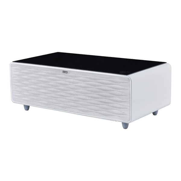 evvoli Smart Touch Table With Two Refrigerating Doors, Bluetooth, Music Player, USB Charger, AUX, White EVRFS-130LW evvoli Smart Touch Table With Two Refrigerating Doors, Bluetooth, Music Player, USB Charger, AUX, White EVRFS-130LW