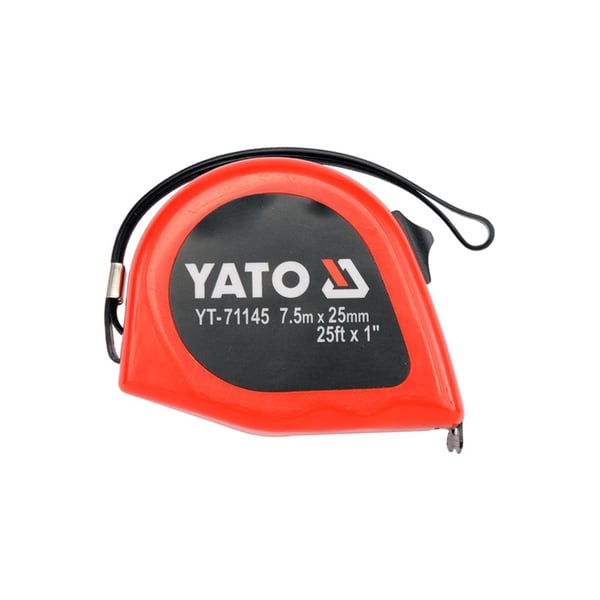 Measuring Tape 7.5Mx25mm Double Blister Card Yato Brand YT-71145 Measuring Tape 7.5Mx25mm Double Blister Card Yato Brand YT-71145