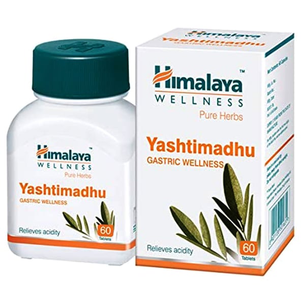 Buy Himalaya Yashtimadhu Licorice 60 Tablets Gastric Wellness