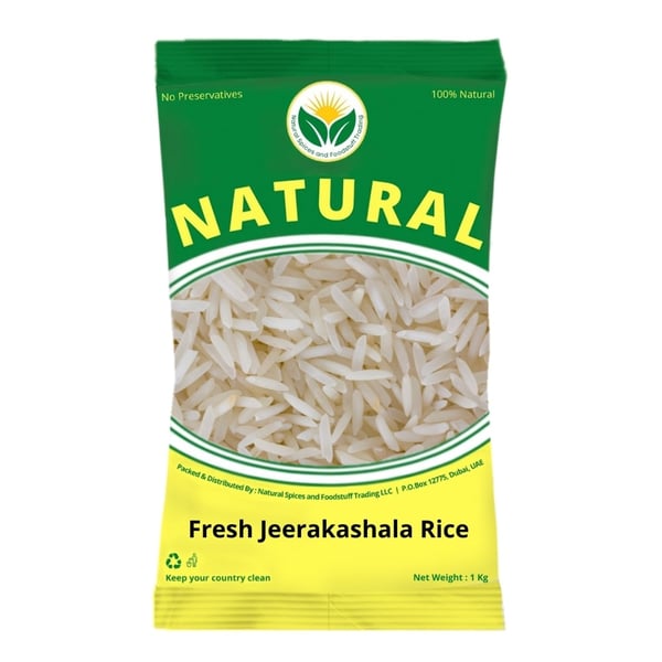 Natural Fresh Jeerakashala Rice 1.5kg Natural Fresh Jeerakashala Rice 1.5kg