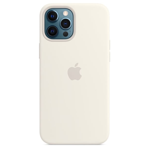 Apple iPhone 12 Pro Max Silicone Case with MagSafe - White