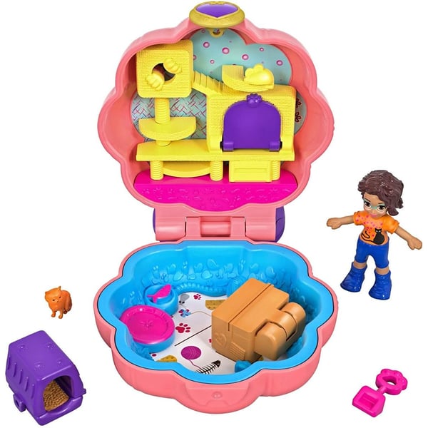 Buy Polly Pocket Tiny Pocket World Cat House FRY29 Online in UAE