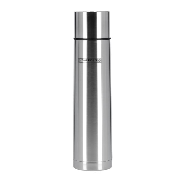 Royalford Stainless Steel Vacuum Bottle Silver 750ml Royalford Stainless Steel Vacuum Bottle Silver 750ml