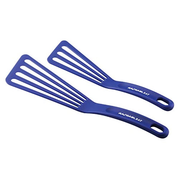 Rachael Ray Kitchen Tools And Gadgets Nylon Cooking Utensils / Spatula / Fish Turners - 2 Piece, Blue Rachael Ray Kitchen Tools And Gadgets Nylon Cooking Utensils / Spatula / Fish Turners - 2 Piece, Blue