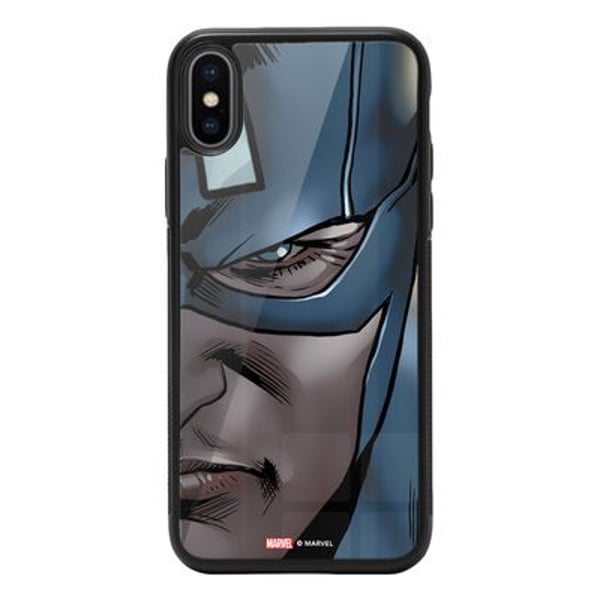 Marvel Captain America's Half Profile Face iPhone XS Cover