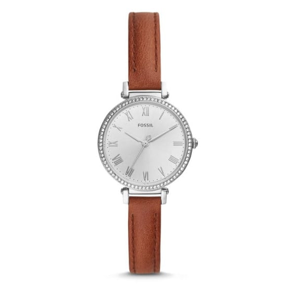 Fossil ES4446 Kinsey Three-Hand Brown Leather Ladies Watch