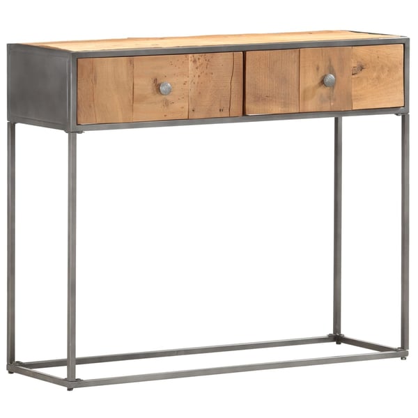Buy vidaXL Console Table 90x30x75 cm Solid Reclaimed Wood Online in UAE