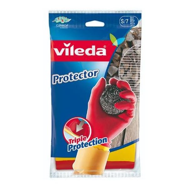 Vileda Protector Durable Reusable Gloves Small