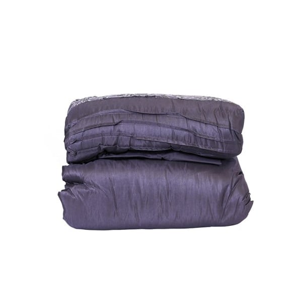 Yuma Comforter Set 9pcs 240x260cm Grey Yuma Comforter Set 9pcs 240x260cm Grey