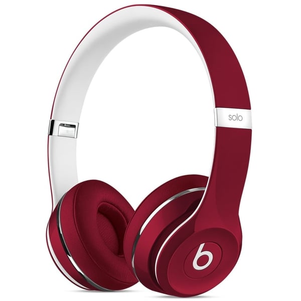 Beats Solo2 On Ear Headphones - Luxe Edition - Red