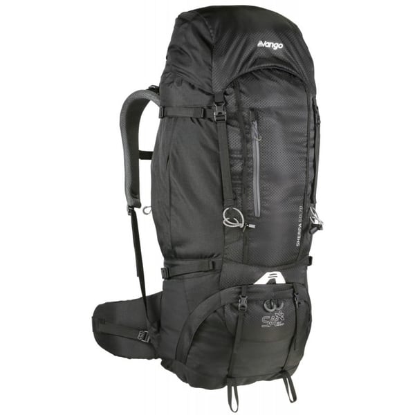 Vango Sherpa Rucksack, 60:70, Shadow Black