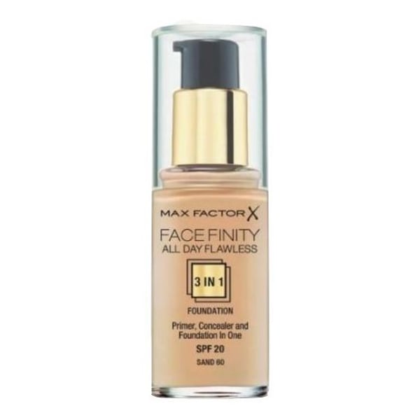 Max Factor Facefinity All Day Flawless Liquid Foundation 3in1 060 Sand 30ml
