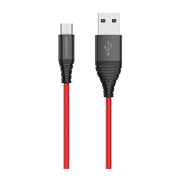 Riversong Alpha S03 Micro USB Cable 1m - Black/Red