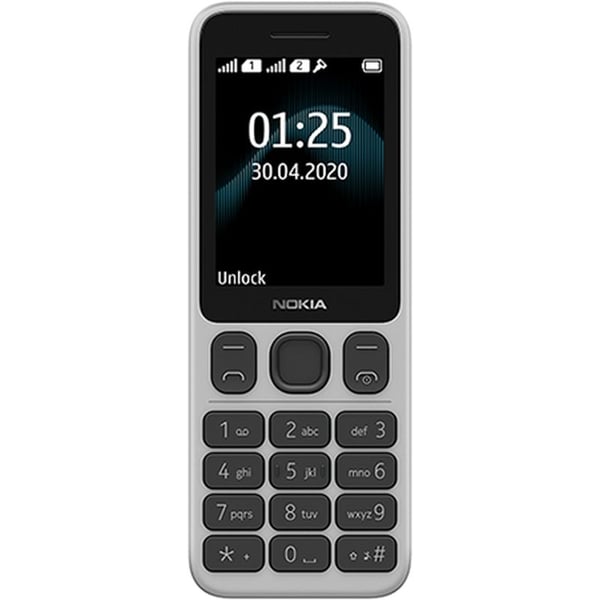 Nokia 125 White Dual Sim Mobile Phone