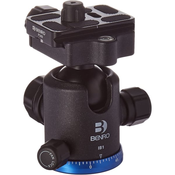 Benro Ib1 Evolved + Plate Pu60 Triple Action Ball Head Benro Ib1 Evolved + Plate Pu60 Triple Action Ball Head