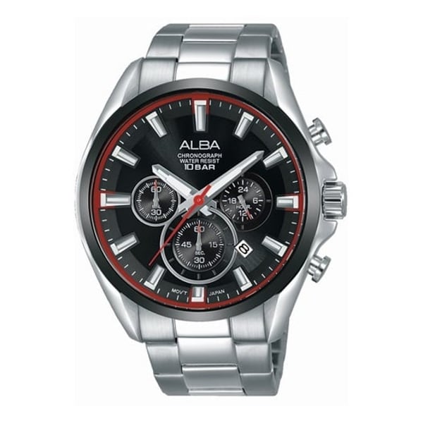 Alba water resist top 10 bar chronograph