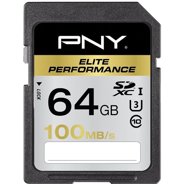 PNY SD64G10ELIPEREF Elite Performance 100MB/s SD Card 64GB