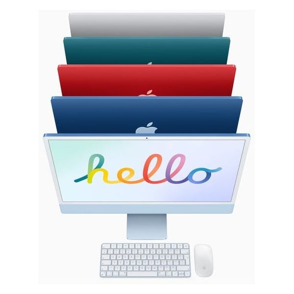 iMac 24-inch (2021) - M1 chip 8GB 256GB 7 Core GPU 24inch Blue English Keyboard iMac 24-inch (2021) - M1 chip 8GB 256GB 7 Core GPU 24inch Blue English Keyboard