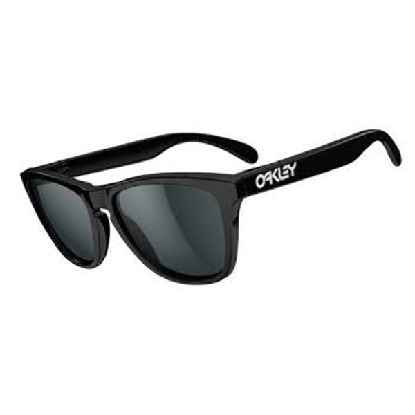 OAKLEY FROGSKINS SUNGLASSES SIZE 55 UNISEX BLACK WITH GREY LENS OO9013 -24-306
