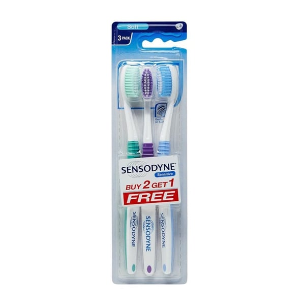 Sensodyne Sensitive Toothbrush (2+1 Pack)
