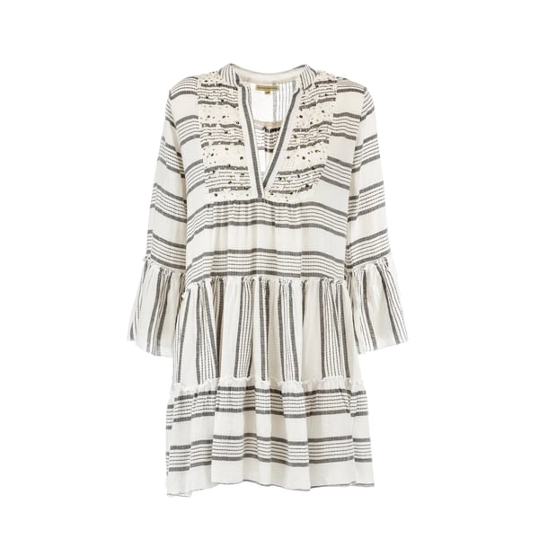 Alessia Massimo Caftan Black & White Alessia Massimo Caftan Black & White