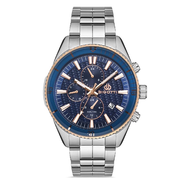 Bigotti Milano Mens Stainless Steel Strap Watch - Bg.1.10337-5 Bigotti Milano Mens Stainless Steel Strap Watch - Bg.1.10337-5