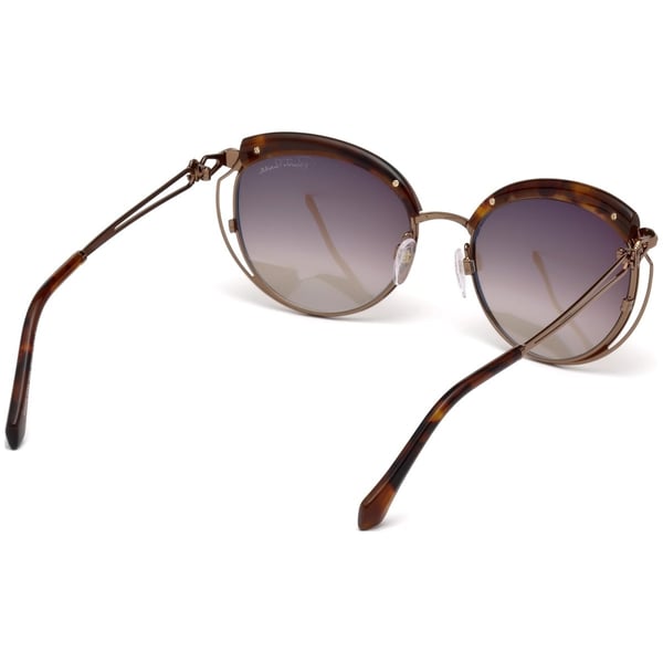 Roberto Cavalli RC1032 Casola Sunglasses 56 52G Dark Havana Brown Mirror 